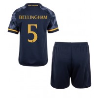 Real Madrid Jude Bellingham #5 Udebane Trøje Børn 2023-24 Kortærmet (+ Korte bukser)
